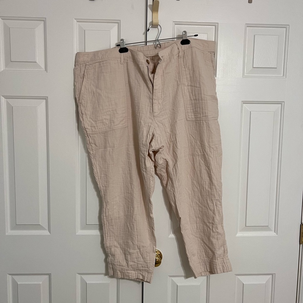 Old Navy Linen Ankle Pants